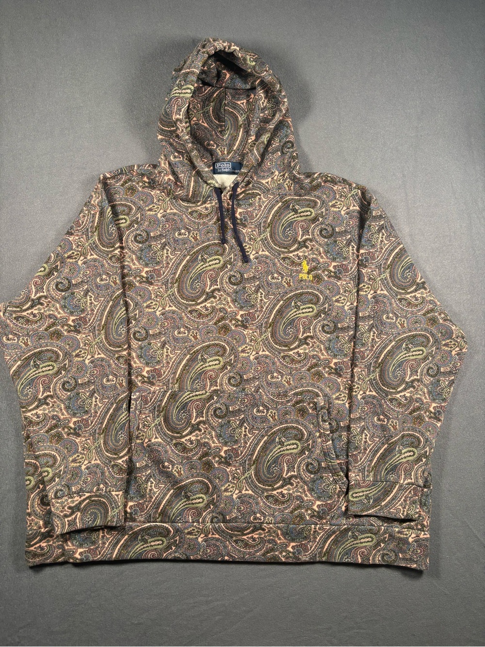 Rare Polo Ralph Lauren 3XB Paisley Hoodie